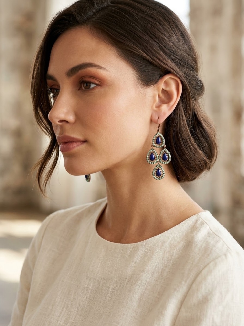 Stella & Dot Signature Chantilly Chandelier Earrings